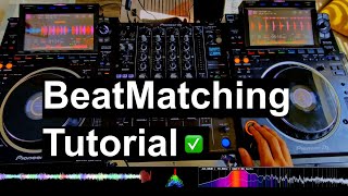 How to BeatMatch on Pioneer CDJ3000s Like A Pro Free Tutorial [upl. by Morgan583]