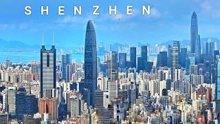 shenzhen City In China 🇨🇳 4K Ultra HD Video [upl. by Lehcer]