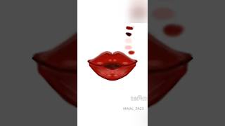 How to Draw Perfect Glossy Lips StepbyStep TutorialDrawingTutorial GlossyLips DigitalArt [upl. by Jorey]