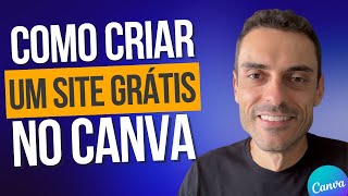 Como criar um site GRÁTIS no Canva para vender como AFILIADO Olhem isso é muito top [upl. by Nodroj]