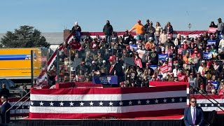 Horrible elections Trump attacks US voting system media in Lititz rally [upl. by Aeuhsoj]