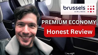 Brussels Airlines Premium Economy Review 2024 [upl. by Harrat608]