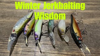 Advanced WINTER Jerkbait Fishing Techniques And Approaches [upl. by Aiblis]