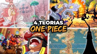 4 TEORÍAS más POPULARES sobre el ONE PIECE [upl. by Akenehs547]