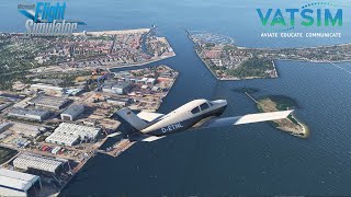 Urlaubsflug von Usedom nach Hamburg Vatsim [upl. by Vivienne294]