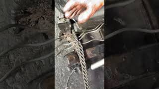 Wire rope braiding tutorial Good tools to share [upl. by Yhtak]