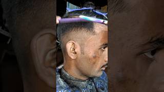 One side slope hair cutting shortsvideo ashishsen barbershop please subscribe [upl. by Nitfa611]