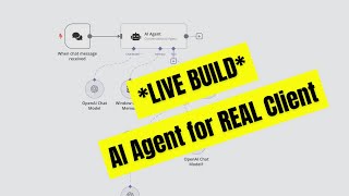 LIVE BUILD Watch Me Build an AI Agent for a Client  N8N  AI Agents  Tutorial [upl. by Vaughan]