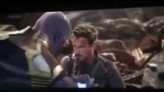 Thanos Stabbed Iron Man  Avengers Infinity War [upl. by Naibaf]