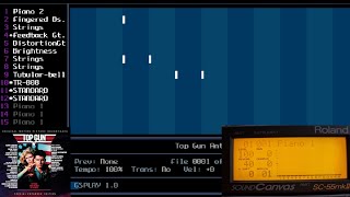 【MIDI】Harold Faltermeyer  Top Gun Anthem  Roland SC55mkII [upl. by Wymore]