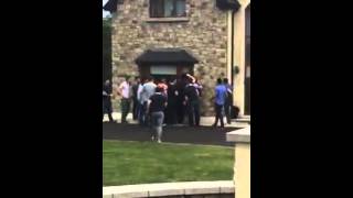 The Kilkenny hurlers descend on Tommy Walshs gaff [upl. by Nylatsyrk]