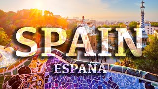 Spanish Music and the Most Beautiful Places in Spain Aerial 4K scenics of Espana with titles🇪🇸 [upl. by Lodovico]