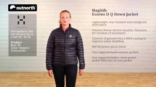 Haglöfs Essens II Q Down Jacket  Outnorth Demo [upl. by Carmelo]