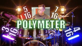 Polymeter 7 over 5 over 4 over 3 drumming polymeter polyrhythms brainworkout [upl. by Chuipek]