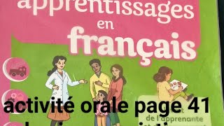 mes apprentissages en français 3 page 41 [upl. by Monte]