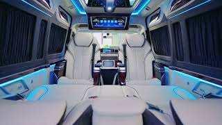 Toyota Hiace Luxury Business Van Customization  Tailored Elegance for Your Journey [upl. by Egreog]