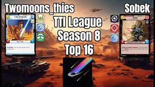 TTI League Season 8 Top 16  Twomoonsthies vs Sobek  LukeGreen vs BosskBlue [upl. by Ailliw]