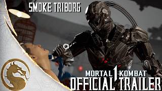 Triborg Smoke Is Back MK1 Gameplay Trailer🔥🎮Smoke mk1 mortalkombat triborg [upl. by Phalan]