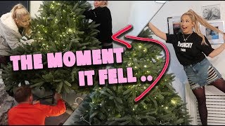 PUTTING UP OUR CHRISTMAS TREE SUCCESS OR FAIL 😳😱 [upl. by Ornstead]