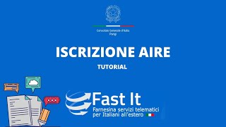 VIDEO TUTORIAL ISCRIZIONE ALL’ AIRE – CONSOLATO GENERALE D’ITALIA A PARIGI [upl. by Pessa]