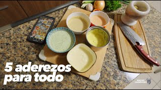 5 Aderezos para todo  Salas para comida rápida [upl. by Ativ270]