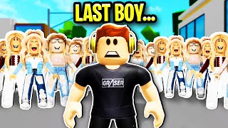 Last Boy On Earth In Roblox Brookhaven 2 👭👧 [upl. by Epilihp]