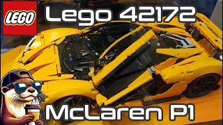 New 2024 Lego 42172 McLaren P1  Technic 3893 pcs 18 scale  McLaren Lego [upl. by Einhpets]