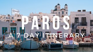 7 Days In PAROS GREECE  A Travel Itinerary without a car [upl. by Leclair]