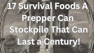 17 Survival Foods A Prepper Can Stockpile That Can Last A Century [upl. by Ina]