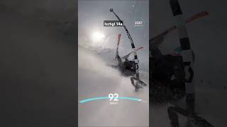 😱 93 KMH CRASH ON SKI ⛷️ SKI SKIING fail ischgl crash [upl. by Areehs]