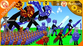 STICK FIGURE WRATHNAR XIPHOS ICE GRIFFON LAVA VS FINAL BOSS  Stick War Legacy Mod  Stick789Apk [upl. by Eisned]