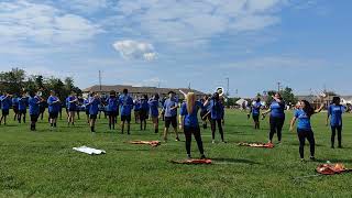 LaVergne High Wolverines Marching Band playing at the 2022 Old Timers Day in Veterans Memorial Park [upl. by Douville239]