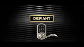 Defiant Touchpad Electronic Door Lever Installation [upl. by Aeneas]