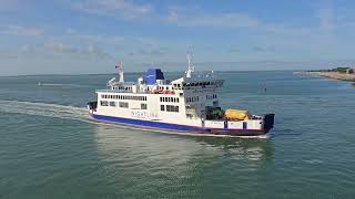 Wightlink ferry St Faith sailing into Portsmouth [upl. by Eldridge]