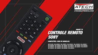 Controle Remoto Smart TV Sony KDL40W655D 780590 [upl. by Llednil]