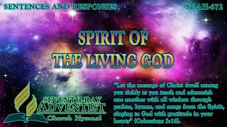 Spirit of the Living God  Hymn No 672  SDA Hymnal  Instrumental  Lyrics [upl. by Trojan]