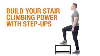 Wellness Wednesday Build your stair climbing power with stepups [upl. by Gyasi928]