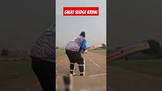 Galat sledge krdia cricket cricketshorts shorts shortvideo batting indian gopro ipl sg [upl. by Ahsiuqel]