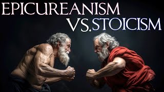 Epicureanism Vs Stoicism  Overview and Explanation [upl. by Johnston]