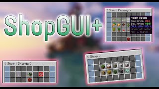 ShopGUI Plugin  Minecraft Plugins [upl. by Zehe]