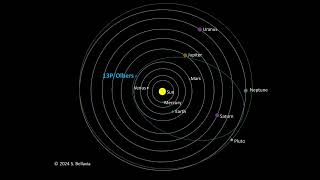 Comet 13P Olbers July 27 2024 [upl. by Leirum]