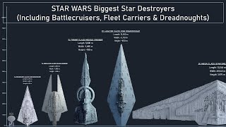 Top 15 Biggest Ever Star Destroyers In Star Wars [upl. by Wellington]