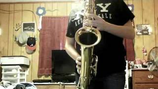 B flat Scale Tenor Saxophone [upl. by Esyahc511]