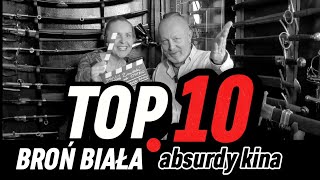 Top10 BROŃ BIAŁA 🔴 absurdy kina szermierka fencing Żmudzki na OSTRO [upl. by Llednov]