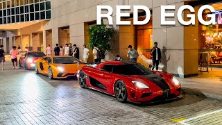 Koenigsegg Agera RS Full Throttle out of Millenia Walk Singapore [upl. by Markson]