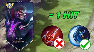 ROGER NEW SUPER DAMAGE BUILD 2024 MUST TRY  MLBB [upl. by Piks98]