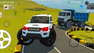 I Driving Scorpio and Unloading stone from dumper 😱 gamingvideos driving [upl. by Banks]