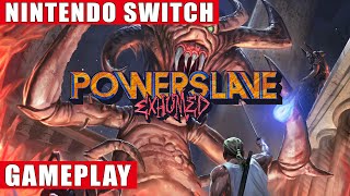 PowerSlave Exhumed Nintendo Switch Gameplay [upl. by Ardnoik]