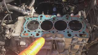 Honda B16a2 HeadGasket Installation StepbyStep [upl. by Howell]