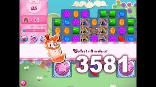 Candy Crush Saga Level 3581 3 stars No boosters [upl. by Anifesoj737]